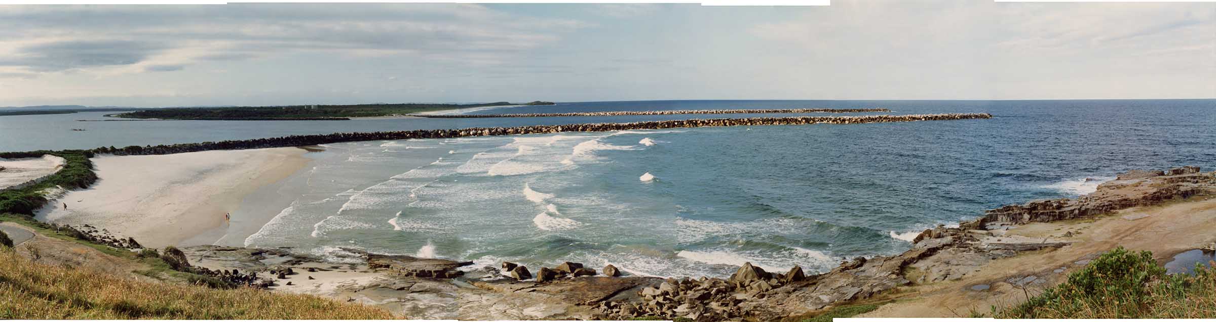 View of the Yamba Headland located near the town of Yamba, between Byron Bay and Coffs Harbour.