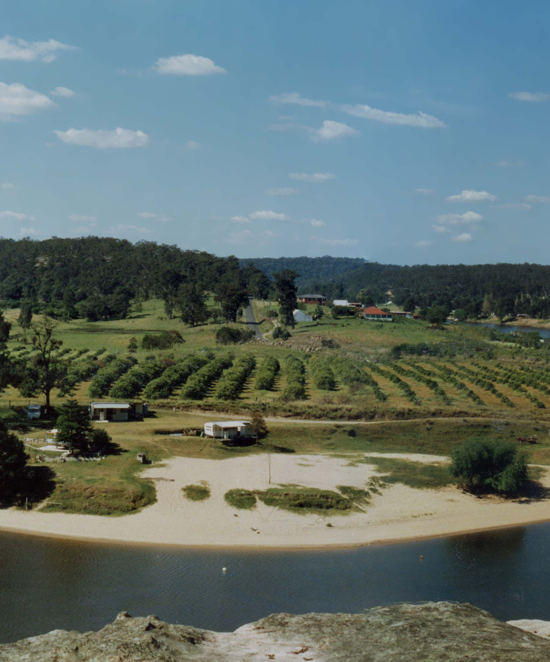 View of the fields at Hawkesbury River that were proposed to be a materials pit.